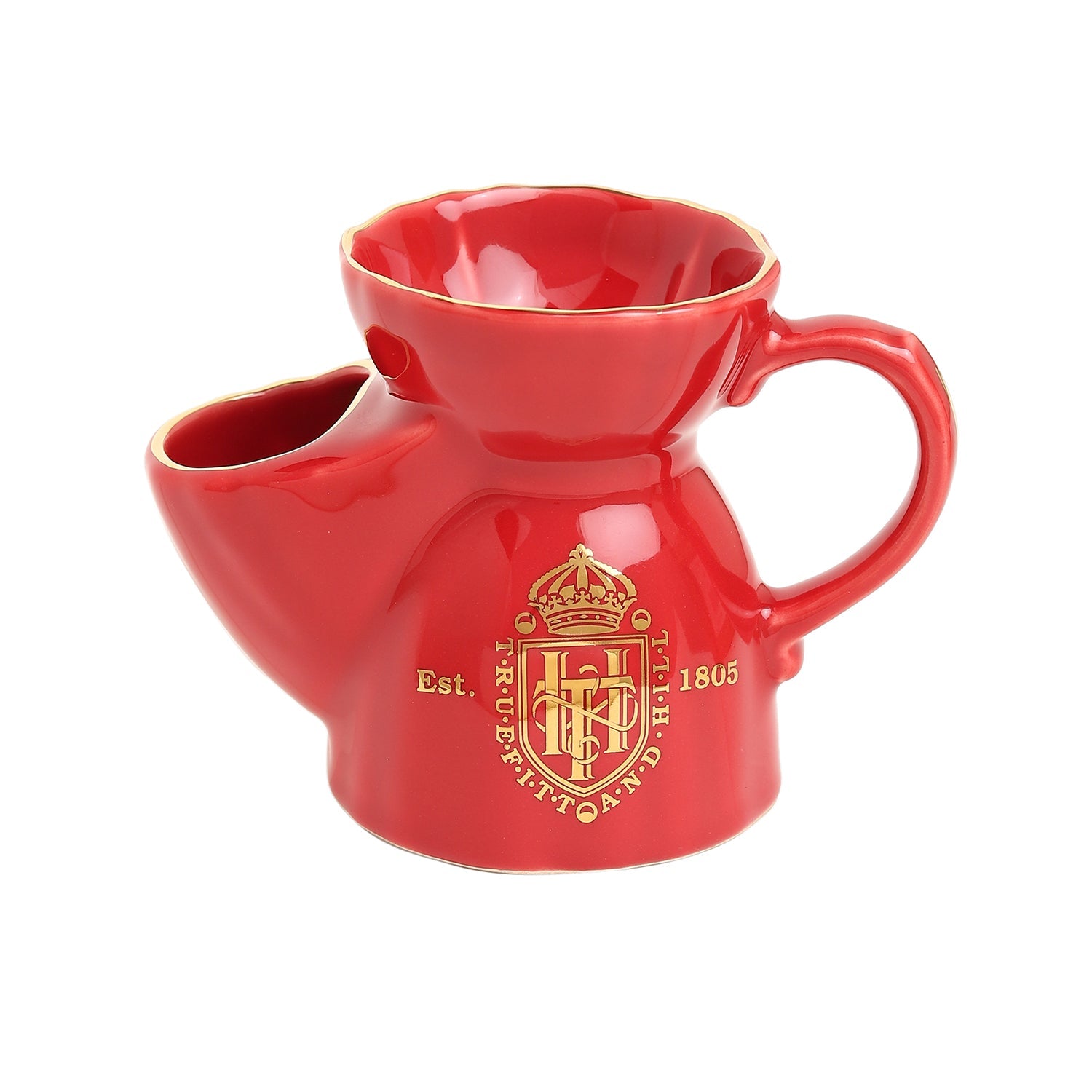Truefitt & Hill Red Shaving Mug Handcrafted - Truefitt & Hill India