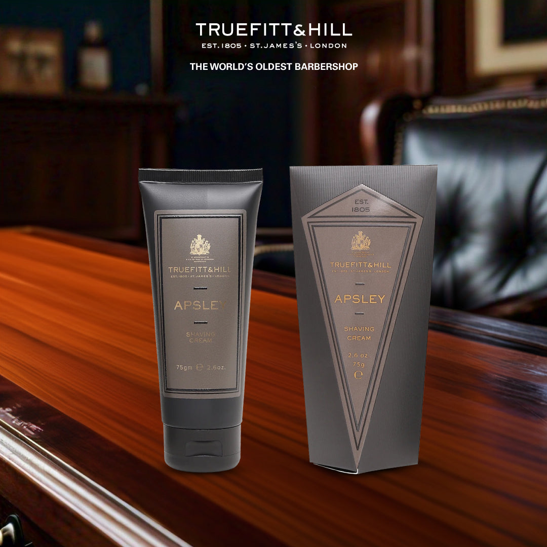 Truefitt & Hill Apsley Shaving Cream Tube for Men 75gm - Truefitt & Hill India