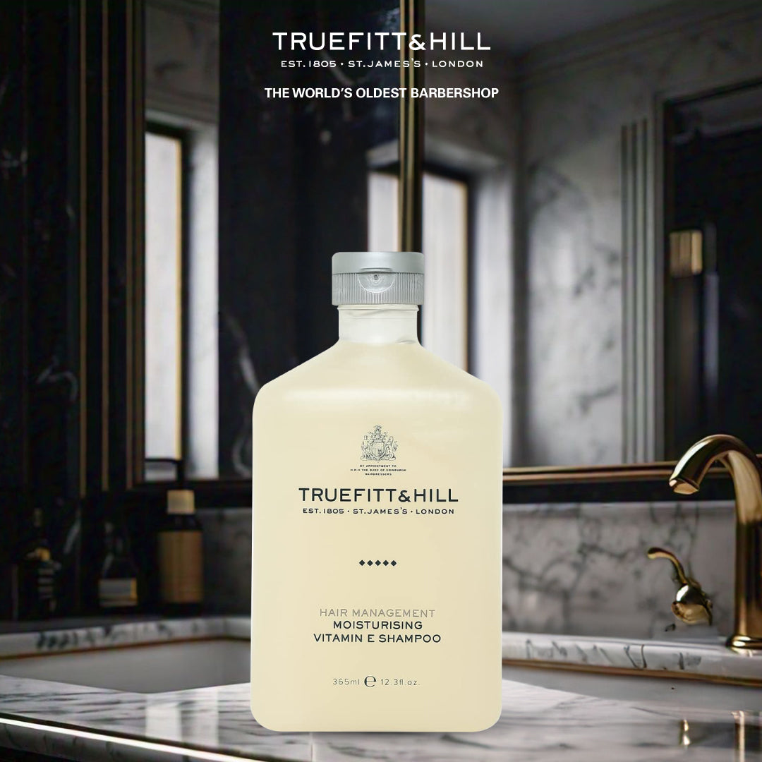 Truefitt & Hill Hair Management Moisturizing Vitamin E Shampoo for Men 365ml - Truefitt & Hill India