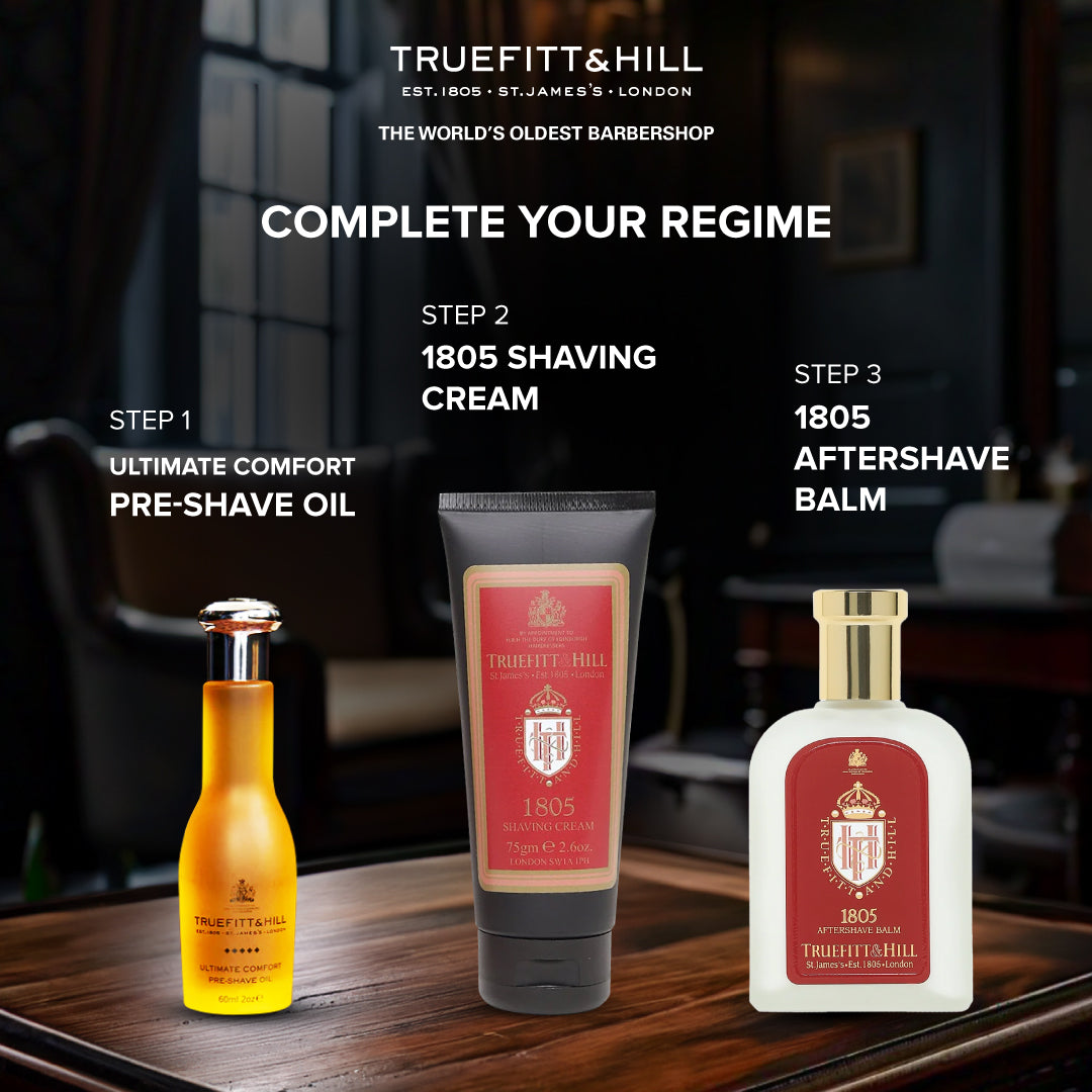 Truefitt & Hill 1805 Shaving Cream Tube for Men 75gm - Truefitt & Hill India