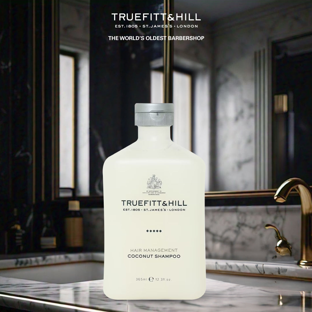 Truefitt & Hill Hair Management Coconut Shampoo for Men 365ml - Truefitt & Hill India
