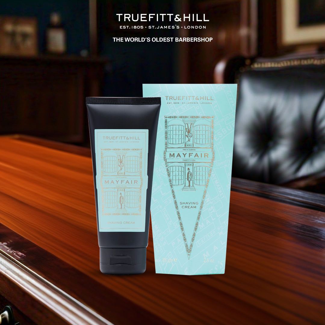 Truefitt & Hill Mayfair Shaving Cream Tube for Men 75gm - Truefitt & Hill India