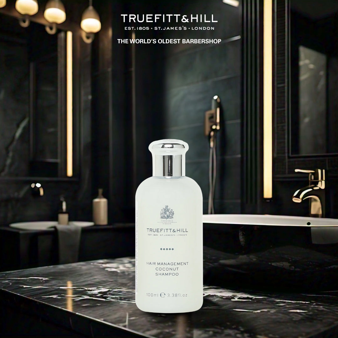 Truefitt & Hill Hair Management Coconut Shampoo for Men 100ml - Truefitt & Hill India