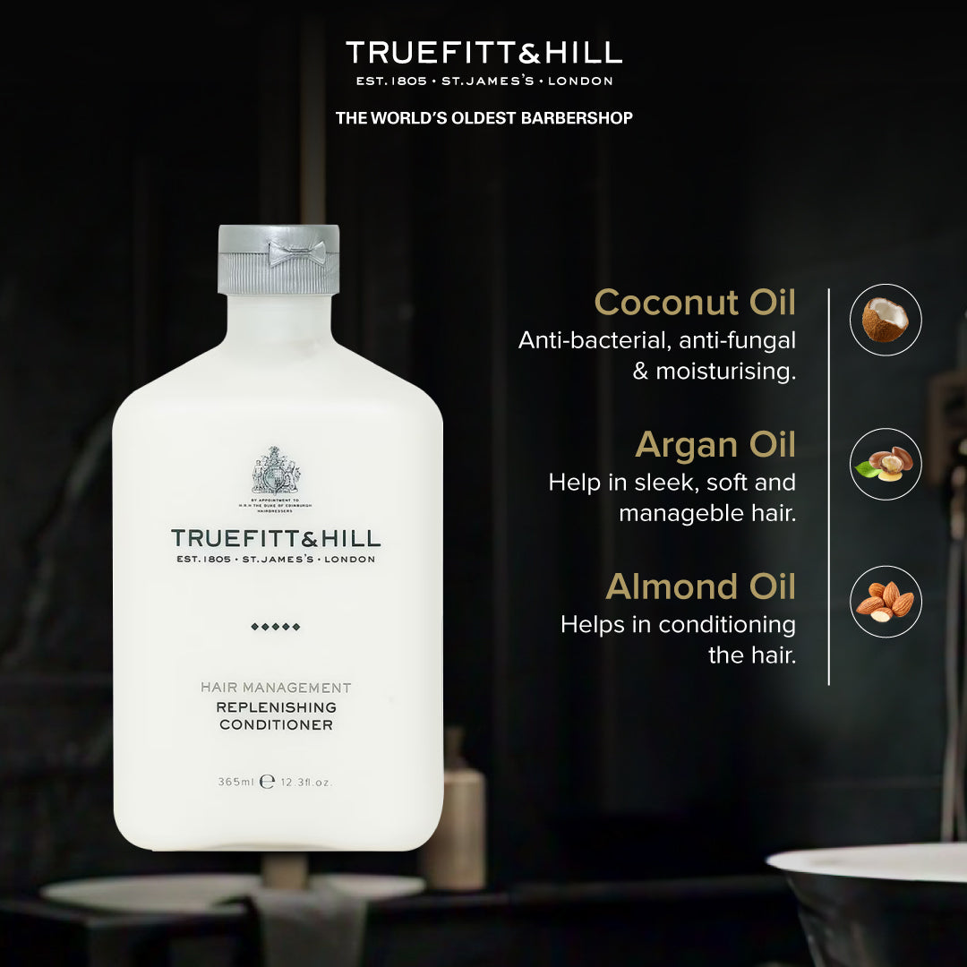 Truefitt & Hill Replenishing Conditioner for Men 365ml - Truefitt & Hill India