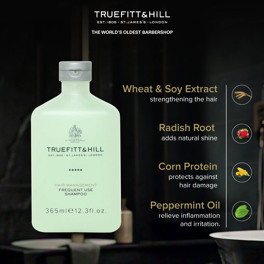 Truefitt & Hill Frequent Use Shampoo for Men 365ml - Truefitt & Hill India