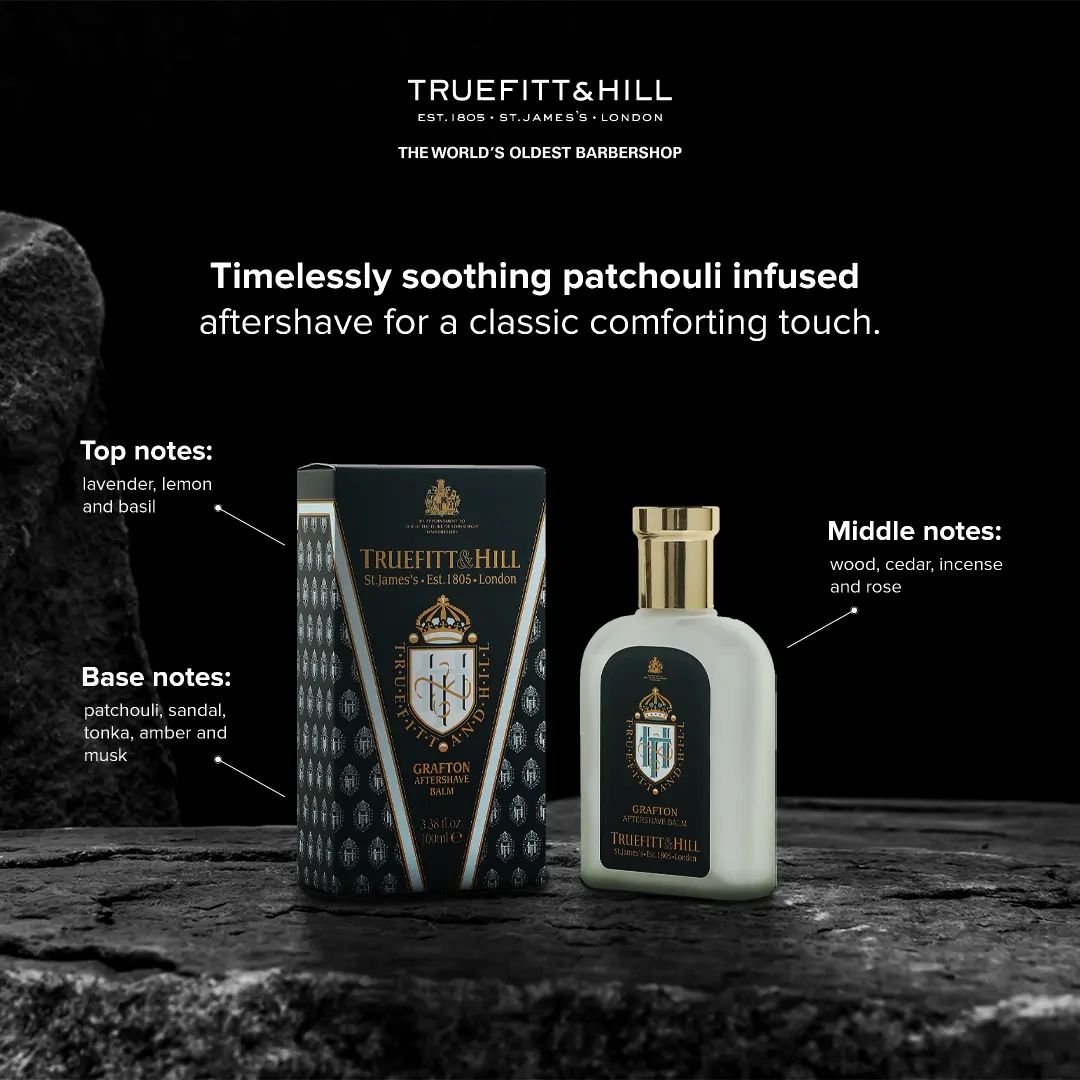 Truefitt & Hill Grafton Aftershave Balm for Men 100ml - Truefitt & Hill India