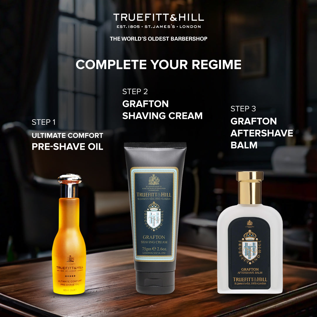 Truefitt & Hill Grafton Shaving Cream Tube for Men 75gm - Truefitt & Hill India