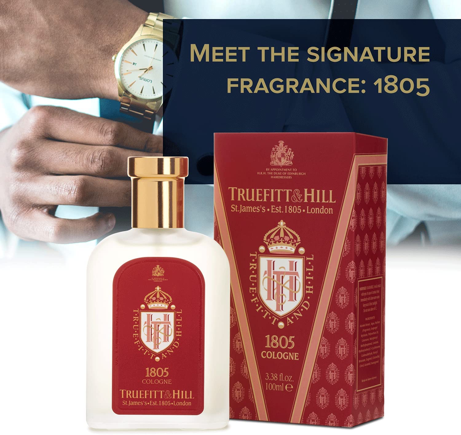 Truefitt & Hill 1805 Cologne Men's Perfume 100ml - Truefitt & Hill India