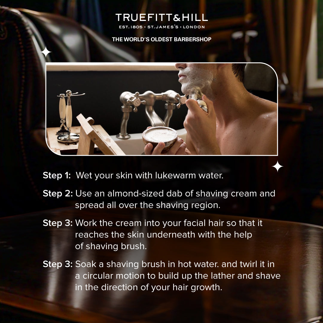 Truefitt & Hill 1805 Shaving Cream Bowl for Men 190gm - Truefitt & Hill India