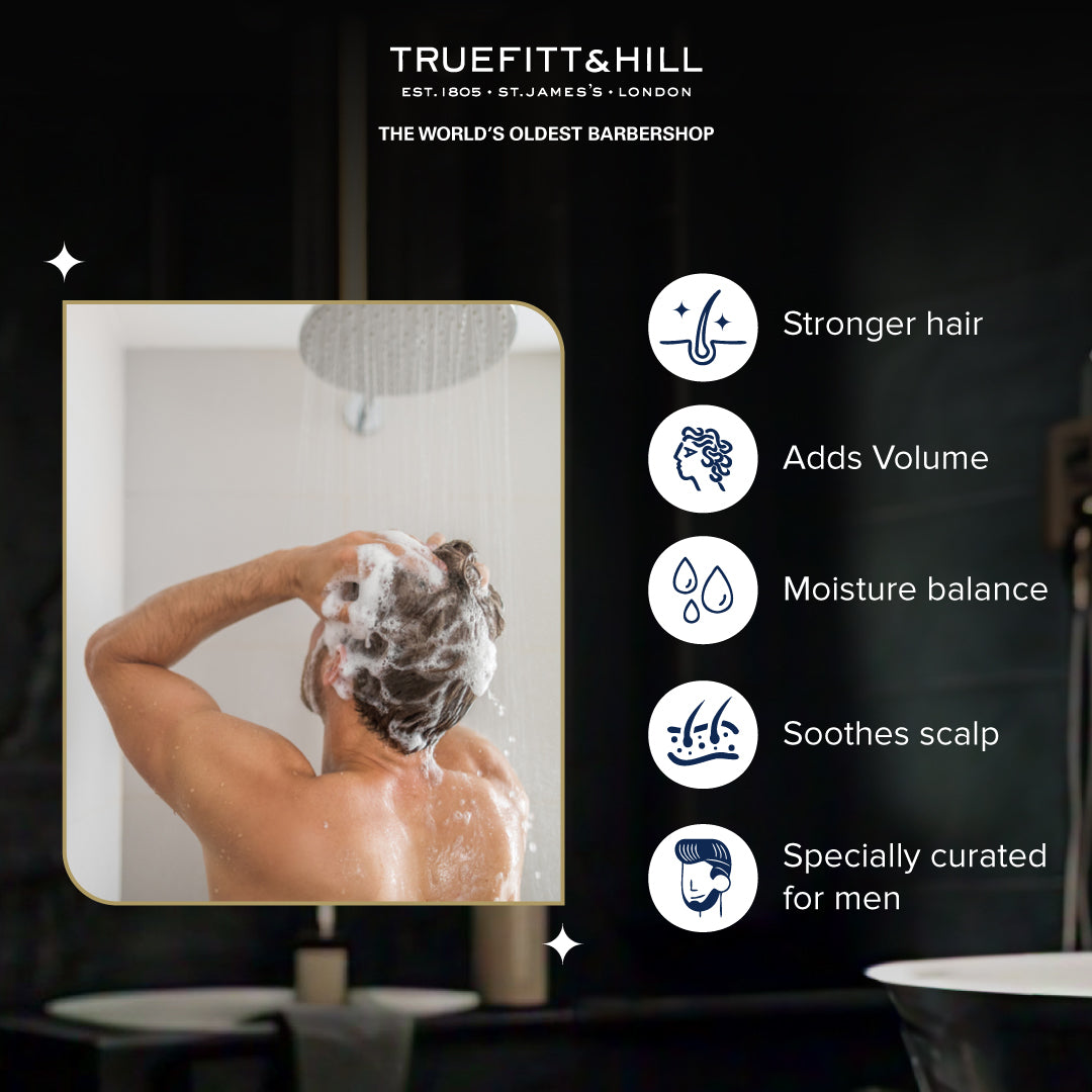 Truefitt & Hill Hair Management Thickening Shampoo for Men 365ml - Truefitt & Hill India