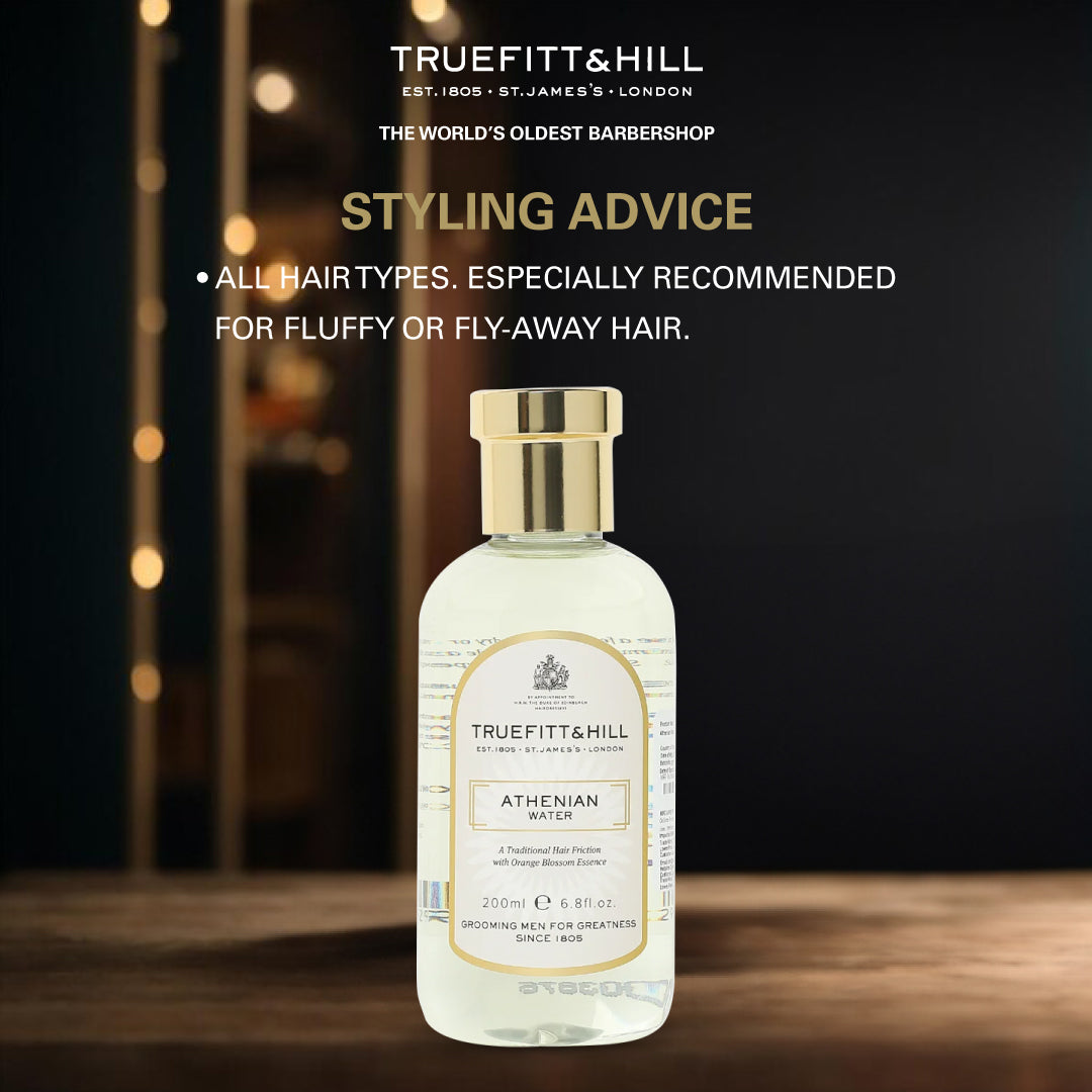 Truefitt & Hill Athenian Hair Serum Water for Men 200ml - Truefitt & Hill India