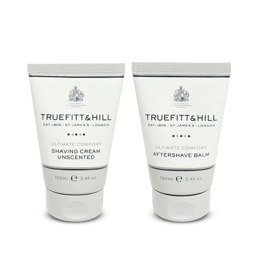 Truefitt & Hill Ultimate Comfort Aftershave Balm &  Shaving Cream for Men 100gm - Truefitt & Hill India