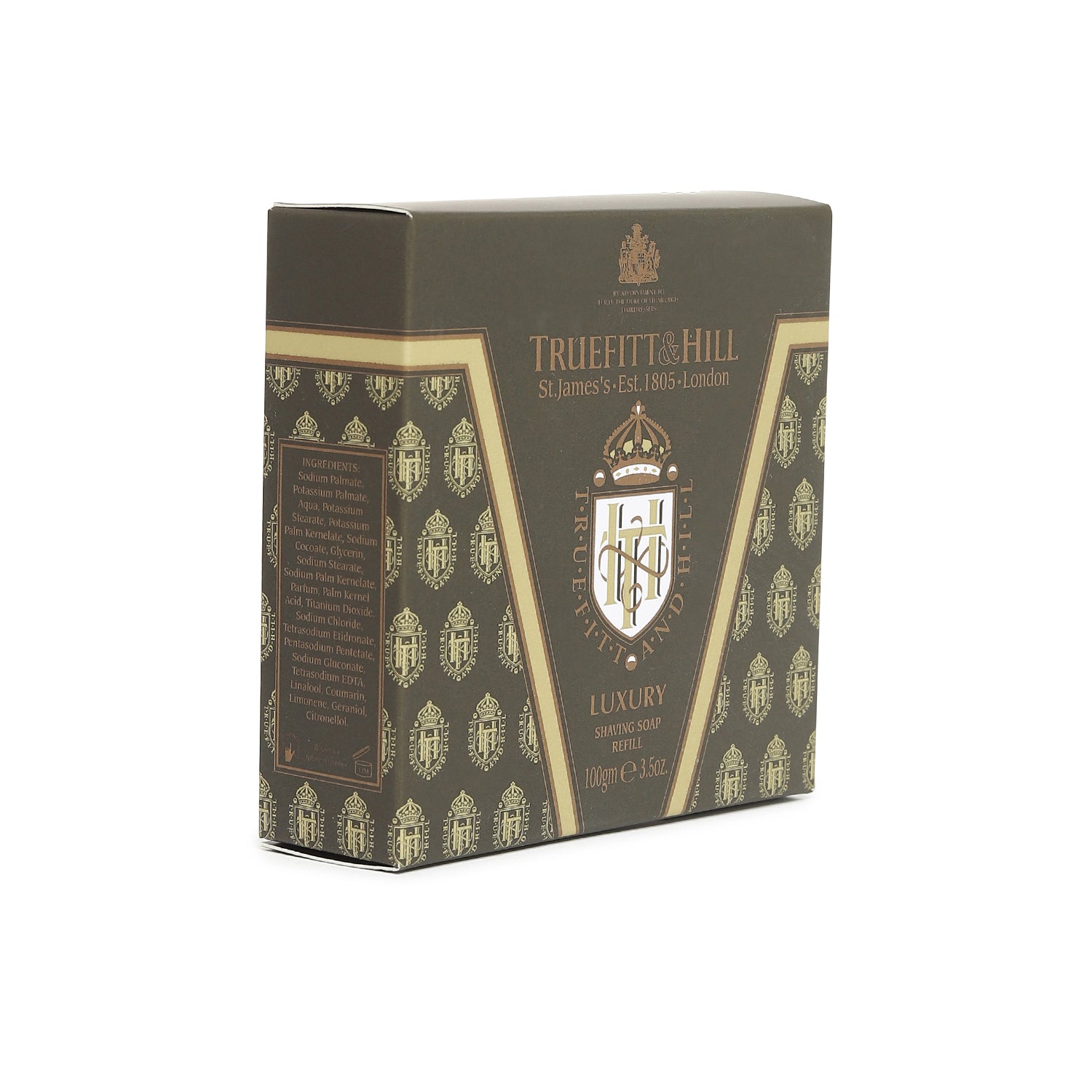 Truefitt & Hill Luxury Shaving Soap Refill in Bowl  for Men 99gm - Truefitt & Hill India