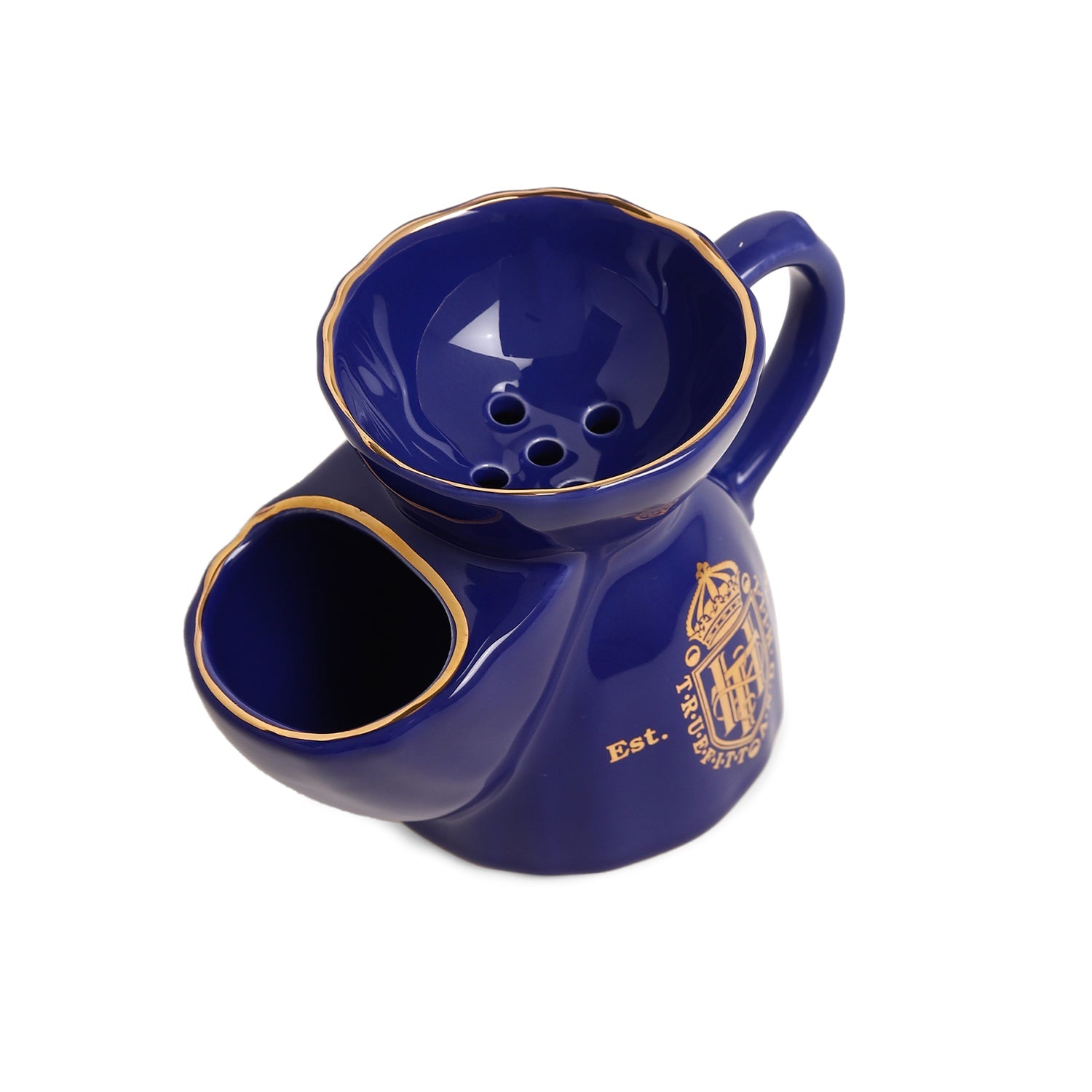 Truefitt & Hill Navy Shaving Mug Handmade 1 Piece - Truefitt & Hill India