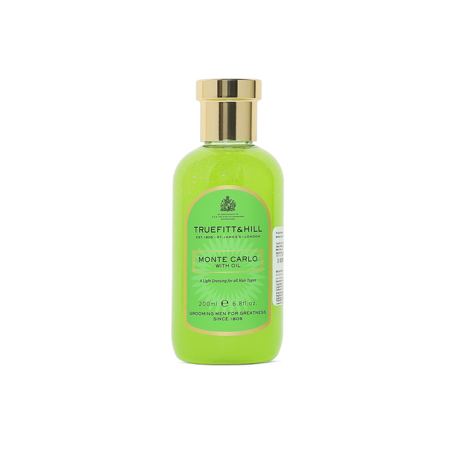 Truefitt & Hill Monte Carlo Hair Serum for Men (With Oil) 200ml - Truefitt & Hill India