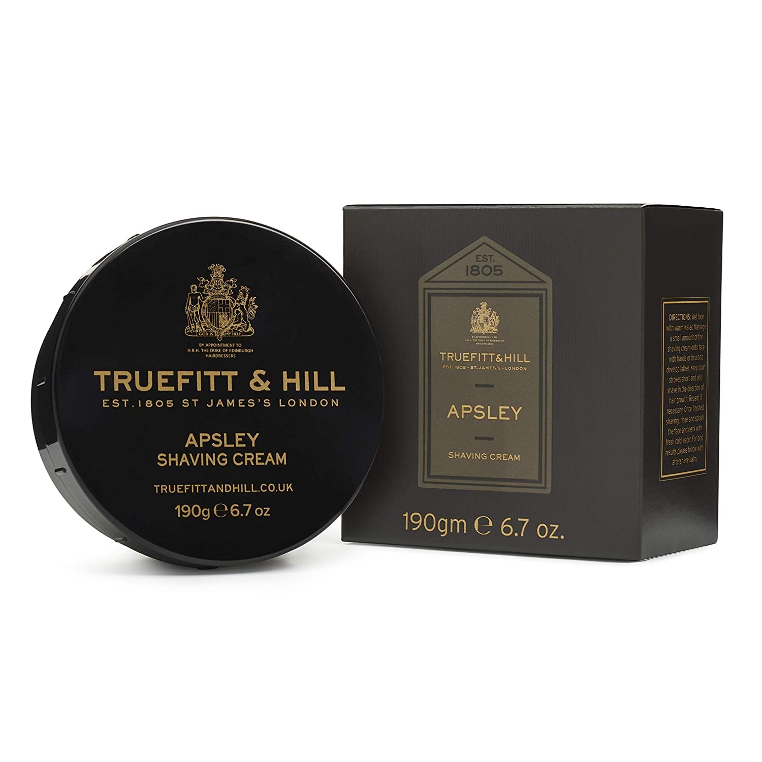 Truefitt & Hill Apsley Shaving Cream Bowl for Men 190gm - Truefitt & Hill India
