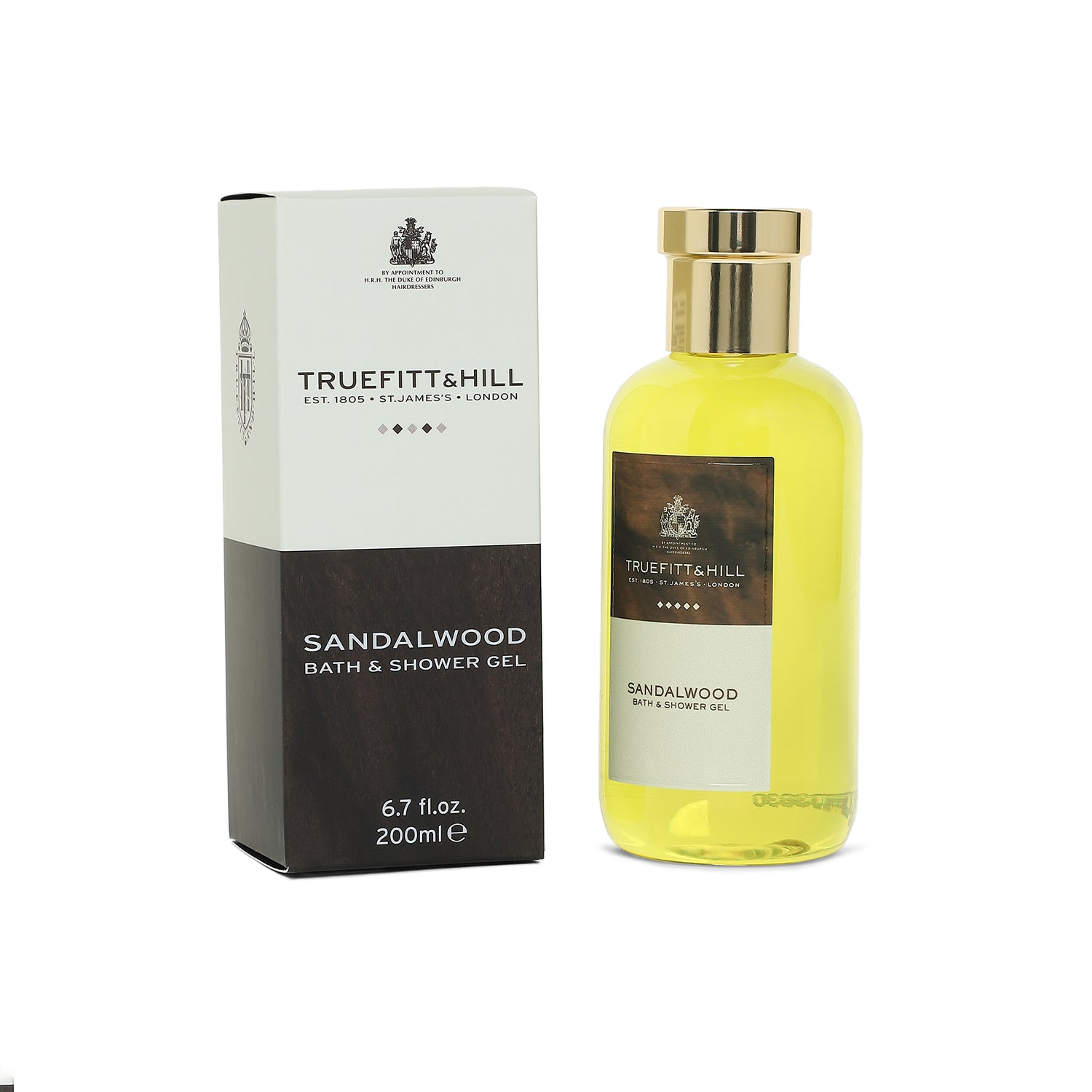 Truefitt & Hill Sandalwood Men's Bath & Shower Gel 200ml - Truefitt & Hill India