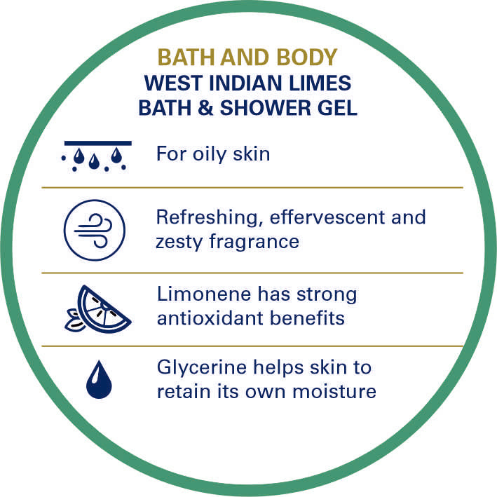 Truefitt & Hill West Indian Limes Men's Bath & Shower Gel 100ml - Truefitt & Hill India