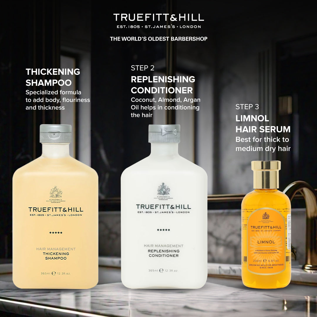 Truefitt & Hill Hair Management Thickening Shampoo for Men 365ml - Truefitt & Hill India