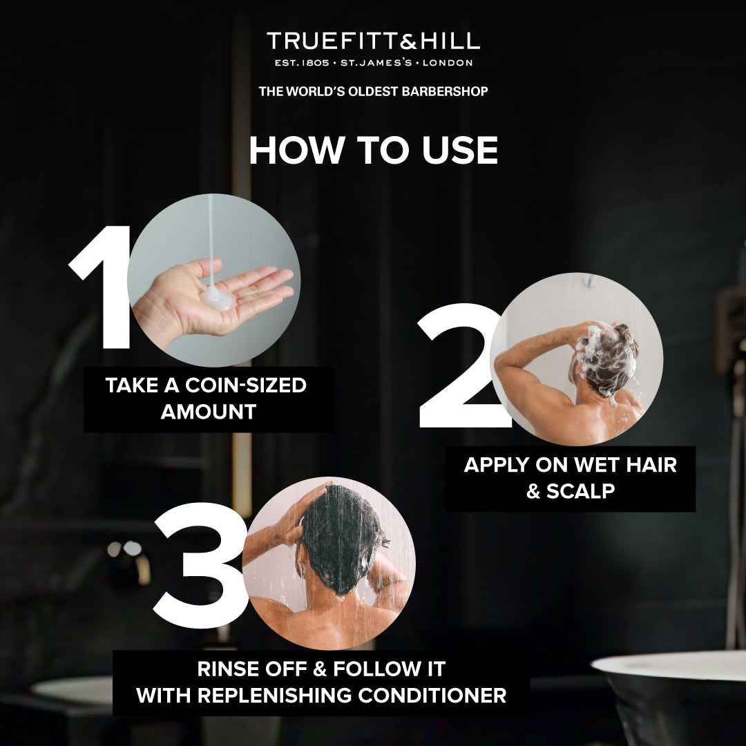 Truefitt & Hill Hair Management Thickening Shampoo for Men 365ml - Truefitt & Hill India