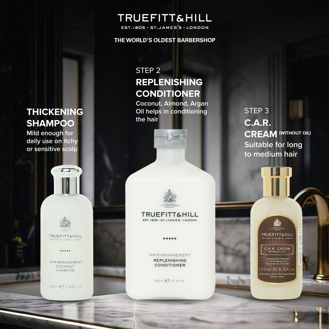 Truefitt & Hill Hair Management Coconut Shampoo for Men 100ml - Truefitt & Hill India
