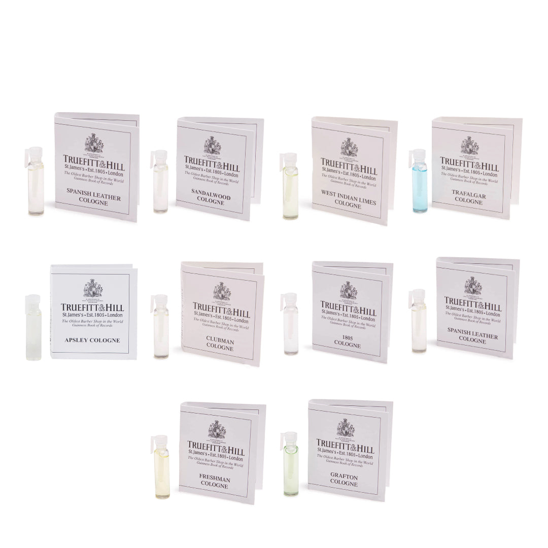 Truefitt & Hill Cologne Trial Pack - 1.5ml  (Pack of 5)