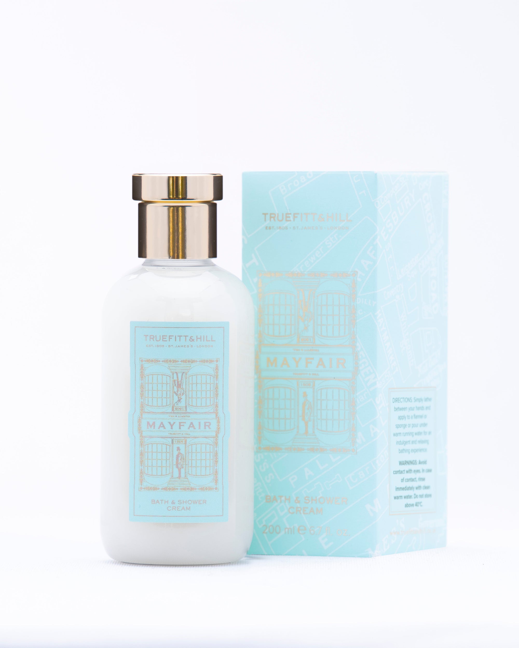 Truefitt & Hill Mayfair Bath & Shower Cream for Men 200ml - Truefitt & Hill India