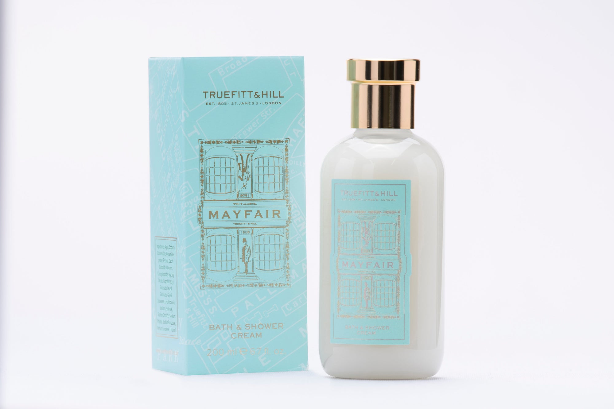 Truefitt & Hill Mayfair Bath & Shower Cream for Men 200ml - Truefitt & Hill India