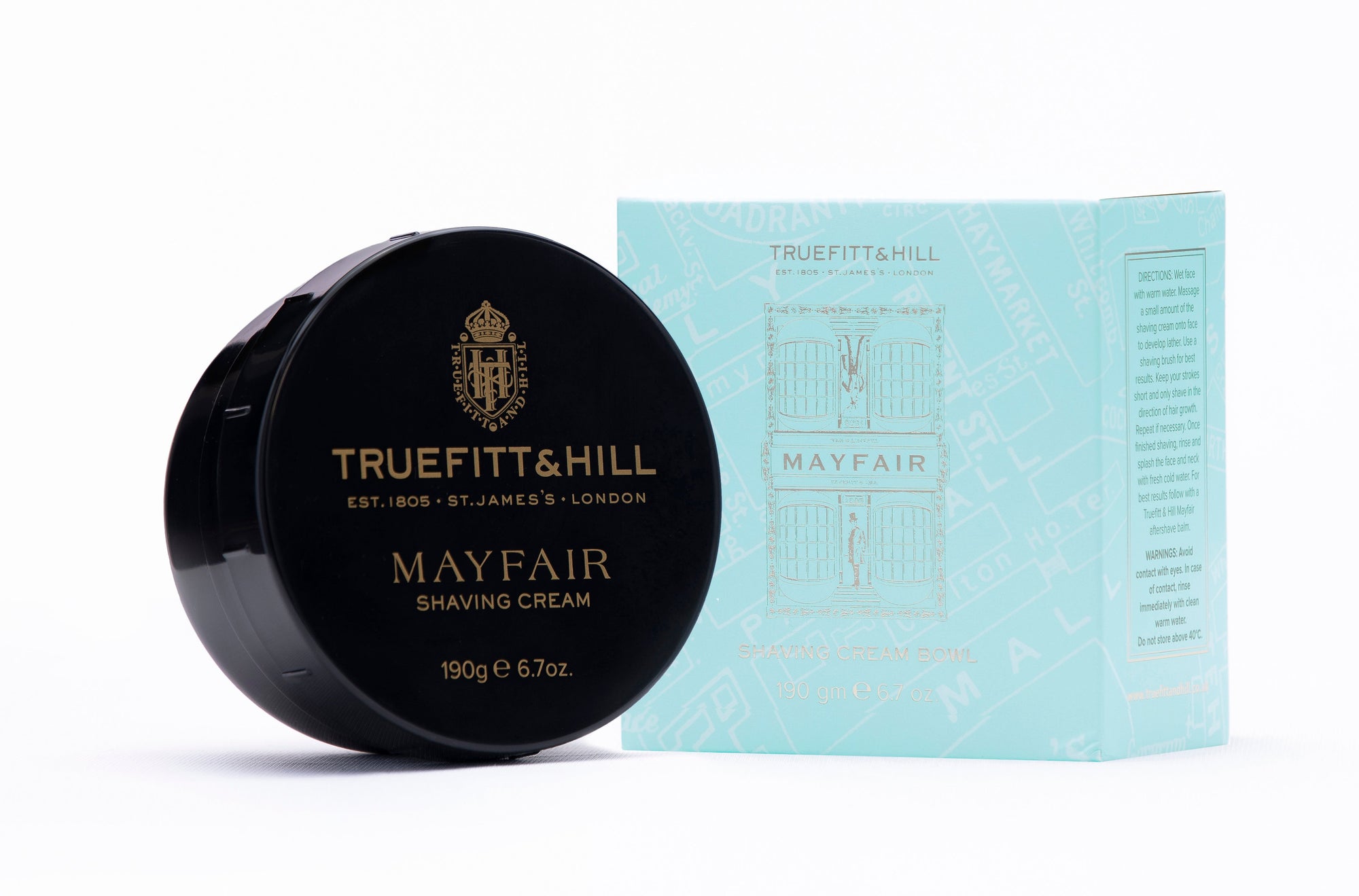Truefitt & Hill Mayfair Shaving Cream Bowl for Men 190gm - Truefitt & Hill India
