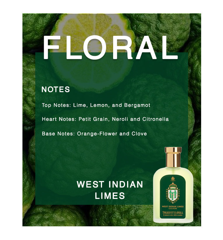 Truefitt & Hill West Indian Limes Cologne Men's Perfume 100ml - Truefitt & Hill India