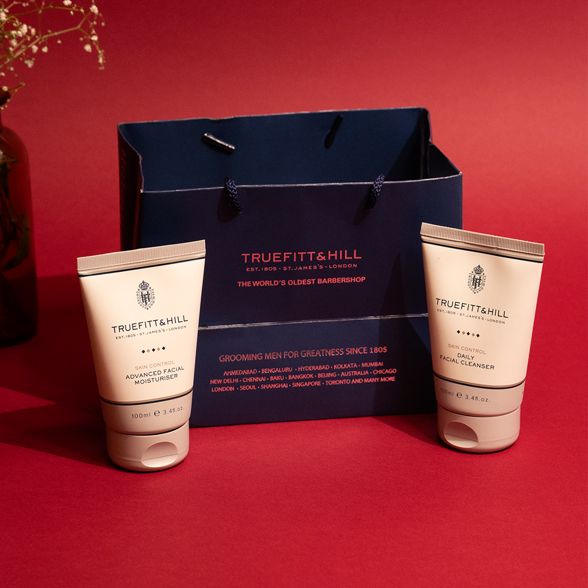 Truefitt & Hill Ultimate comfort Facial Gift Set for Men| Mens Gift Set| Festive Gifting - Truefitt & Hill India