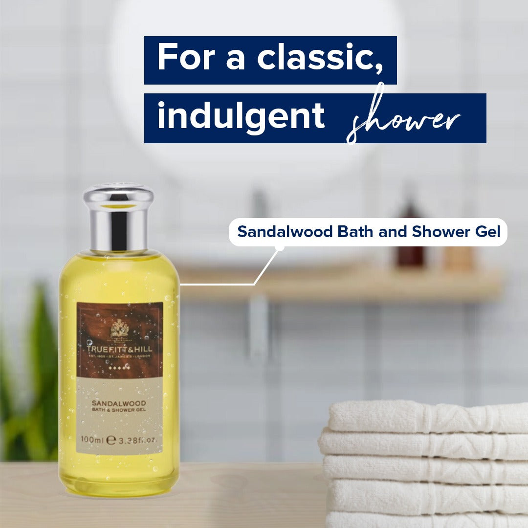 Truefitt & Hill Sandalwood Men's Bath & Shower Gel 100ml - Truefitt & Hill India