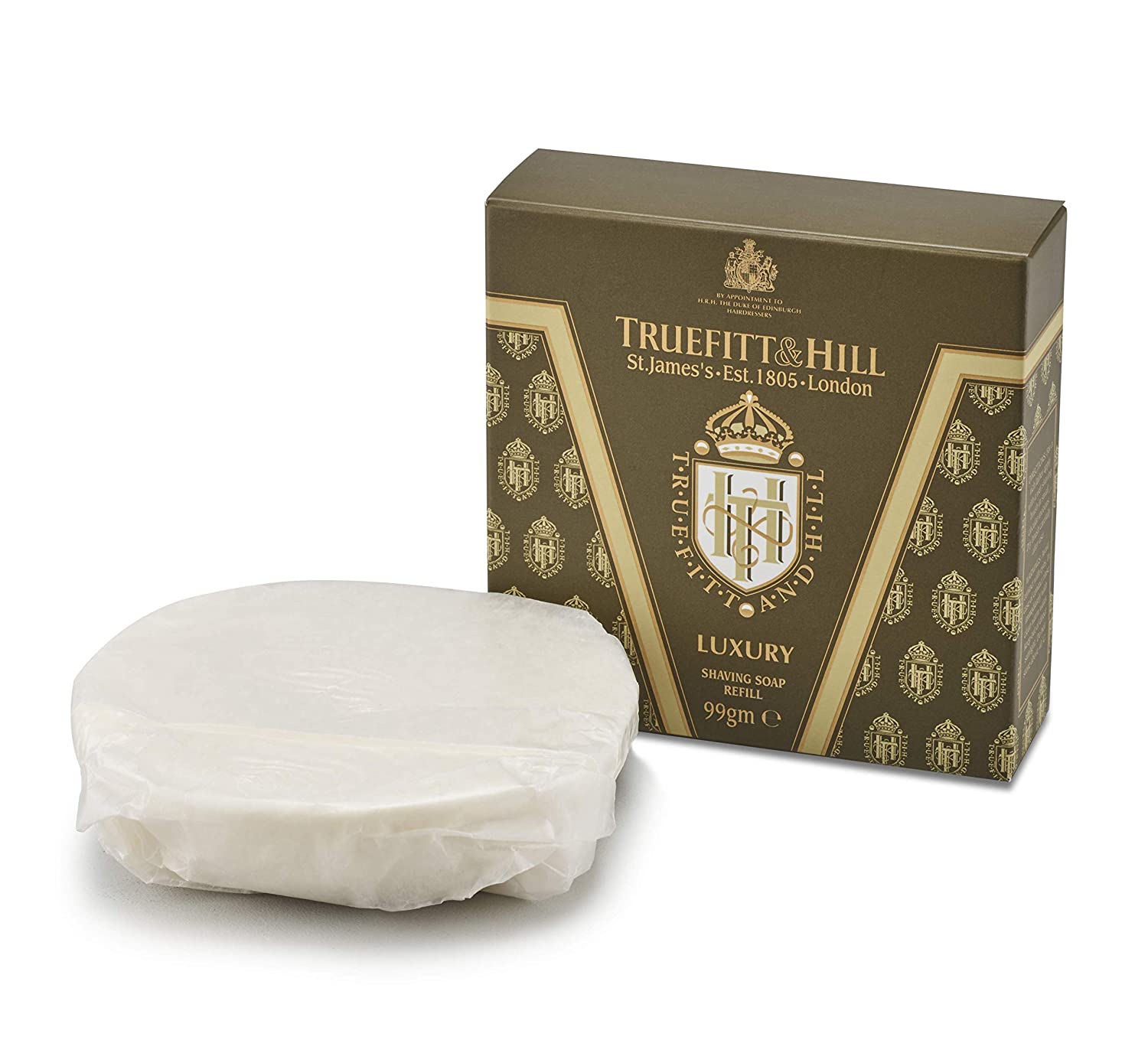 Truefitt & Hill Luxury Shaving Soap Refill in Bowl  for Men 99gm - Truefitt & Hill India