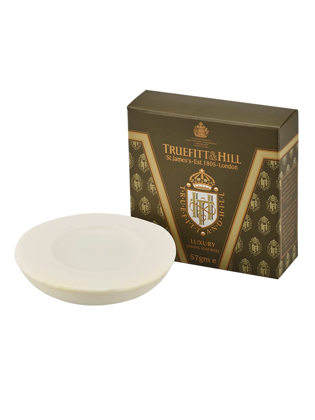 Truefitt & Hill Luxury Shaving Soap Refill in Bowl  for Men 99gm - Truefitt & Hill India